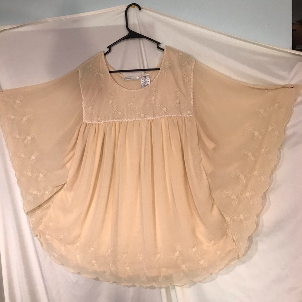 Chelsea Studio Lace Butterfly Sleeve Tunic